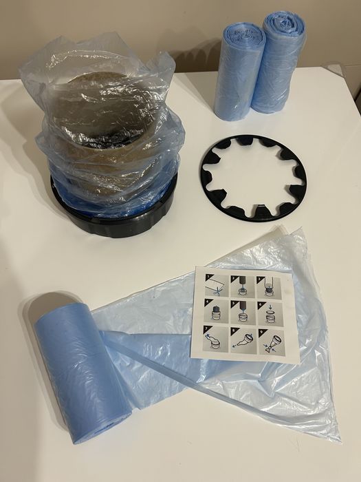 БЕЗПЛАТНА ДОСТАВКА Торбички за кош за памперси 30 лв 5 касети