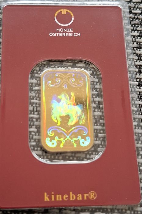 Lingou aur 24 k Múnze Österreich