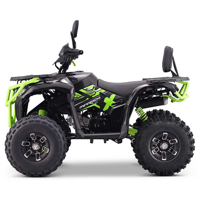 Atv 125cc MNR Troodon Deluxe 8" semi-automat 4T benzina negru/verde