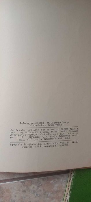 Set 2 Carti vintege Alimentatia Rationala