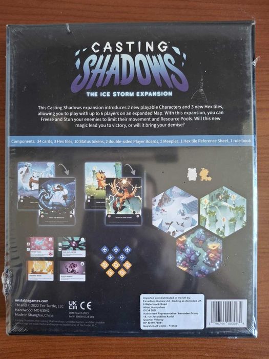 Casting Shadows The ice storm expansion | board game | Чисто ново
