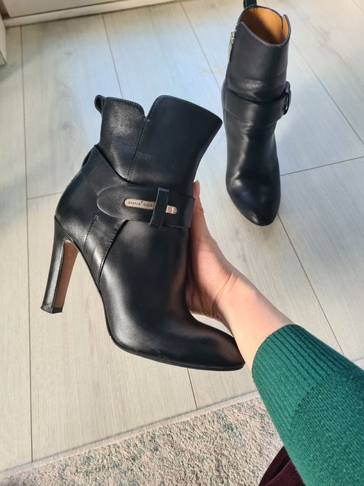 Botine piele Anna Cori