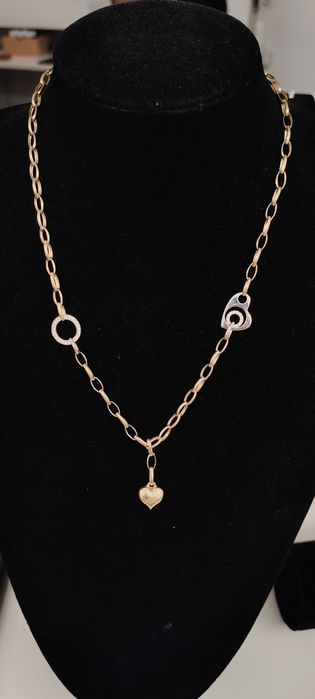 Lant Aur Damă cu inima 14k 8.24g 50cm cod 3227