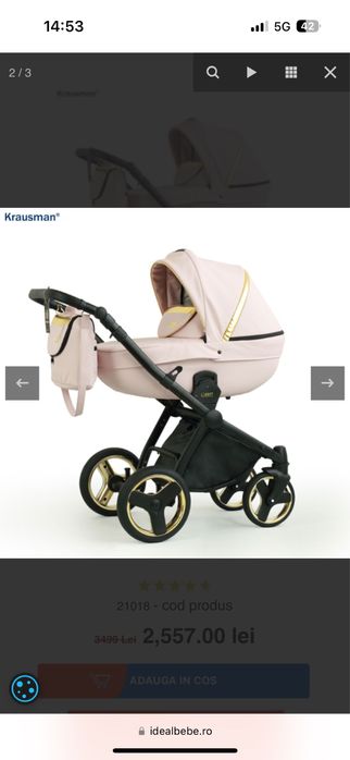 Carucior krausman 3 in 1