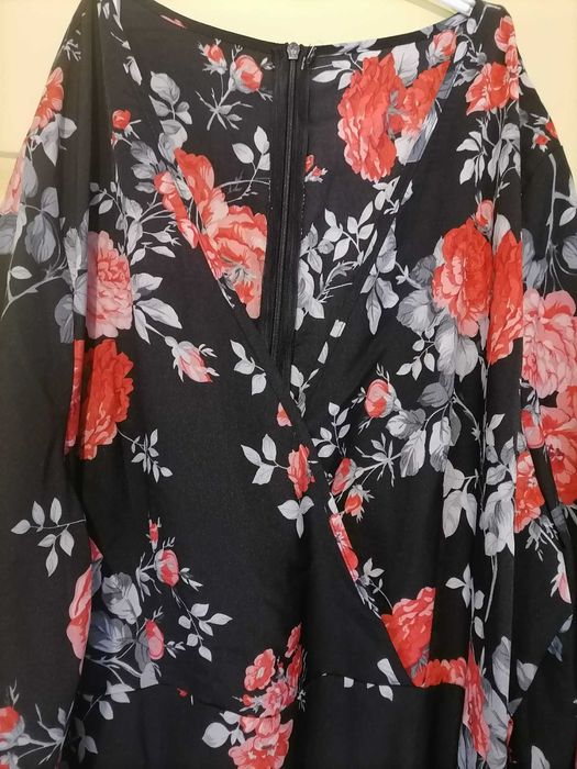 Дамска дълга официална рокля от полиестер