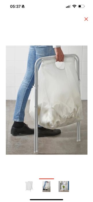 корзина текстиль, белый