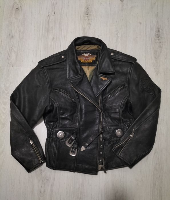 Geaca biker piele