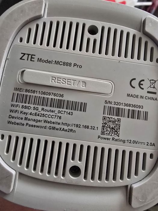 Router wireless ZTE MC888 Pro 5G