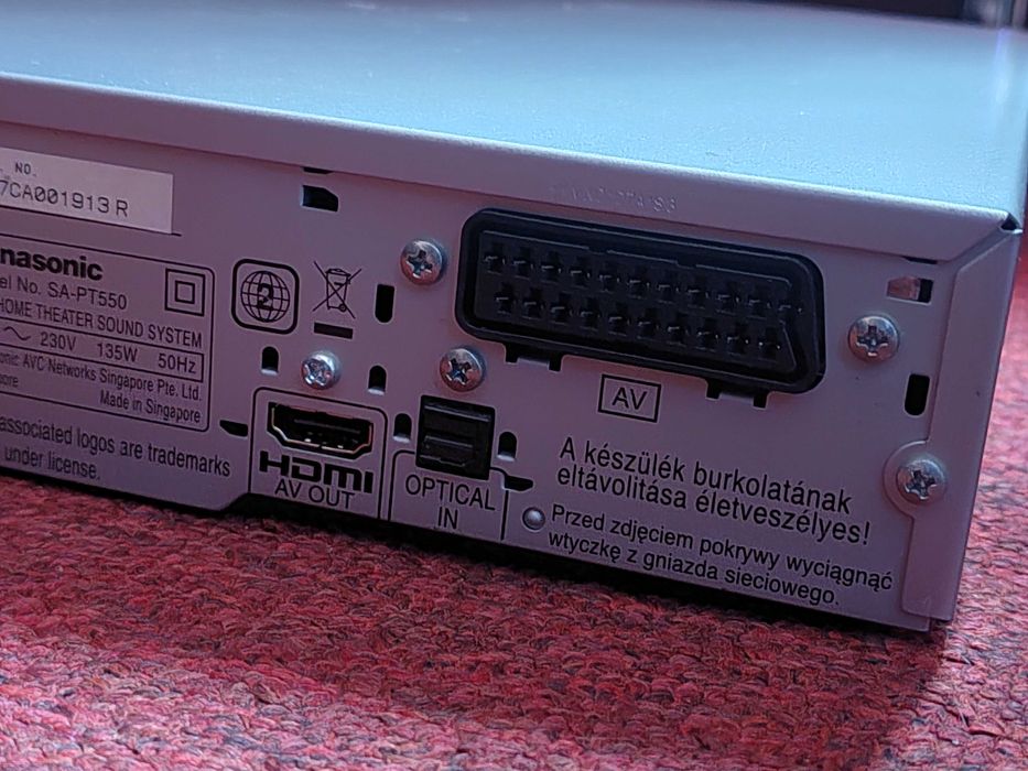Amplificator Panasonic SC-PT550 cu boxe