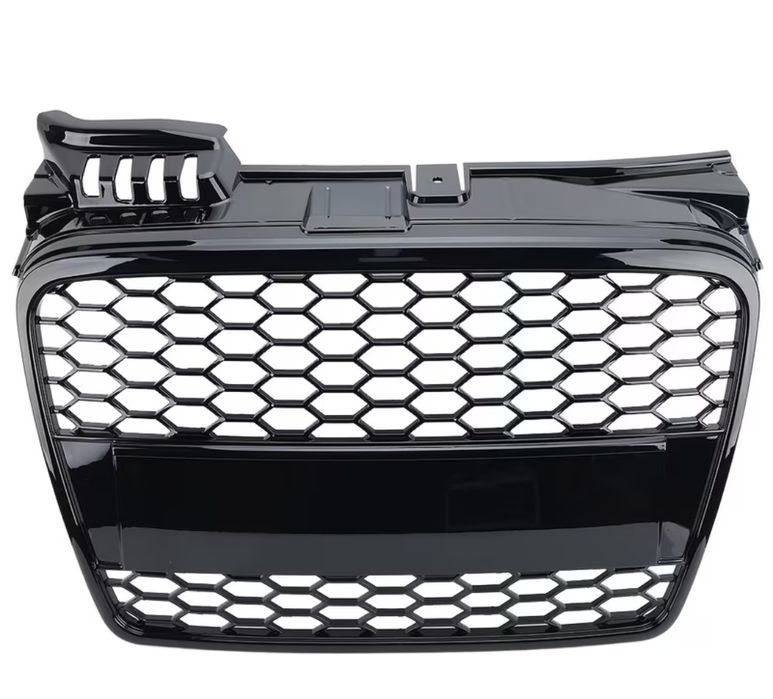 Grila Centrala fagure Audi A4 B7 negru lucios plastic abs