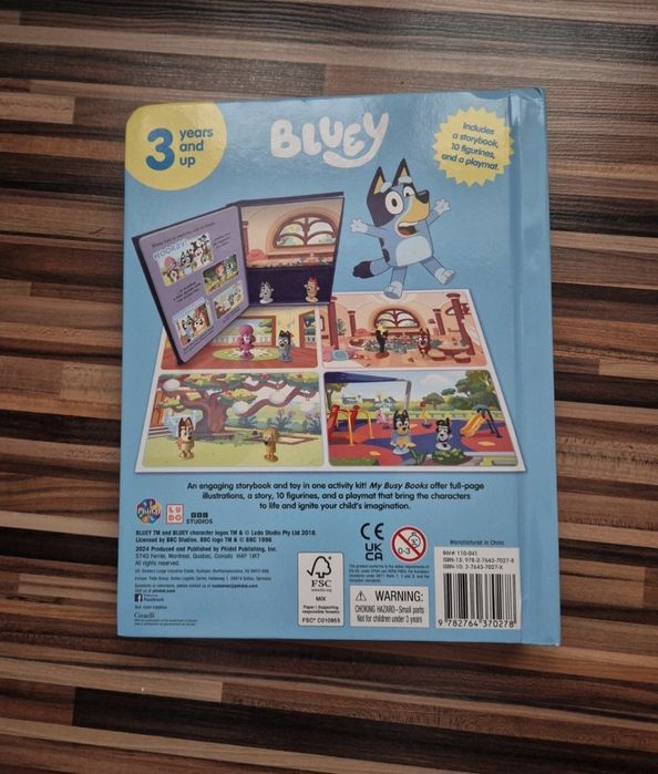 Carte Bluey fara figurine