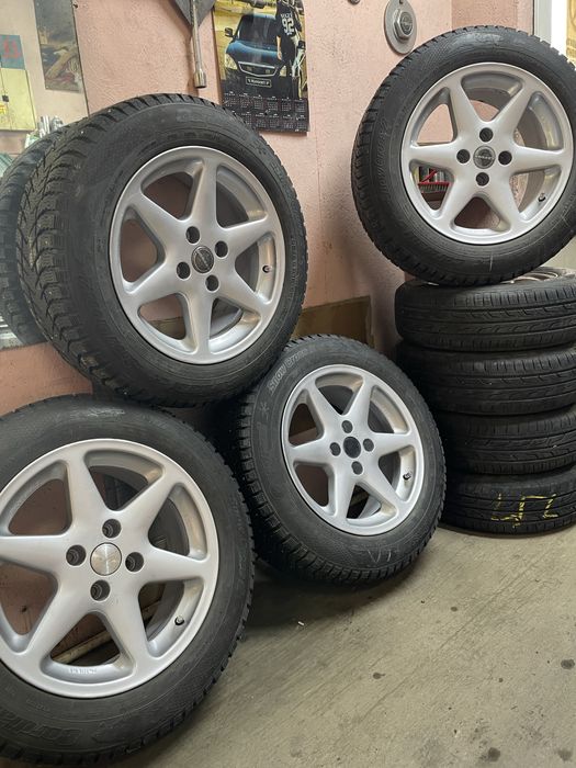 Диски с резиной на ауди 80 б4