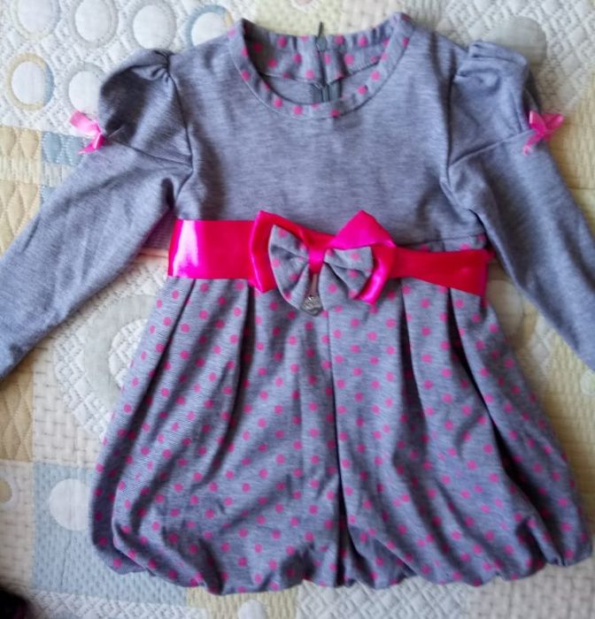 Рокля и Есенни лотове - размер 104  по 7лв