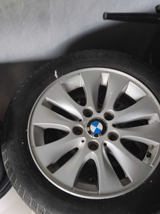Set jante aliaj 205.55R16, 7J 16EH2+, ET44, Bmw E81, E87 E90 E91 E92