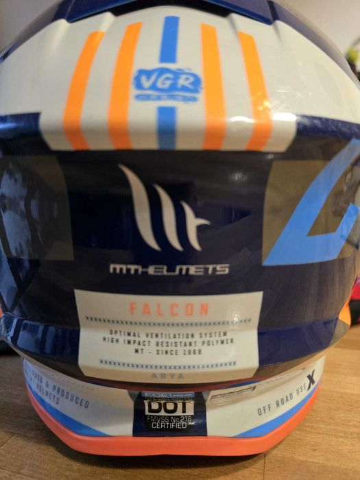 Cască moto MT Helmets Falcon, mărimea S (55–56), enduro