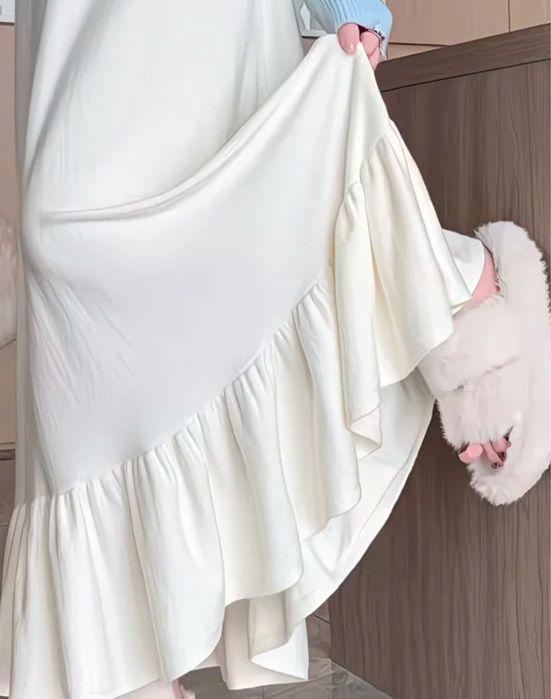 Юбка белый на зиму