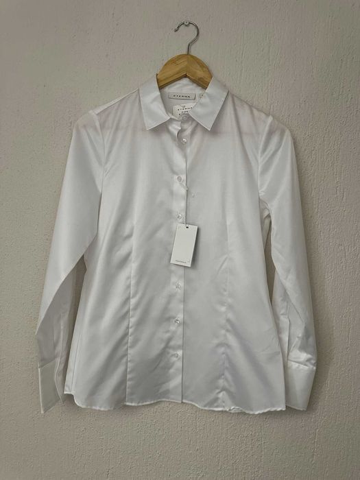 Бяла дамска риза Eterna Easy Iron