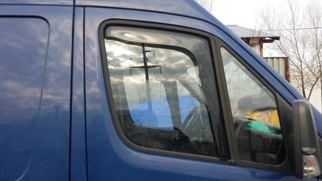 Protectie bara spate Mercedes Sprinter 2006-2023, Plastic, negru