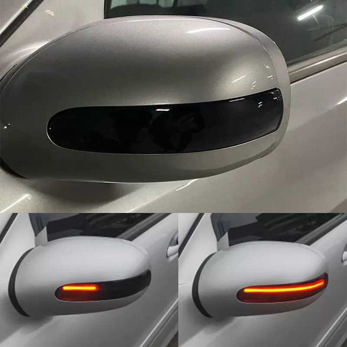 Гаранция! Динамични LED Мигачи за Огледала на Mercedes C-Class W203