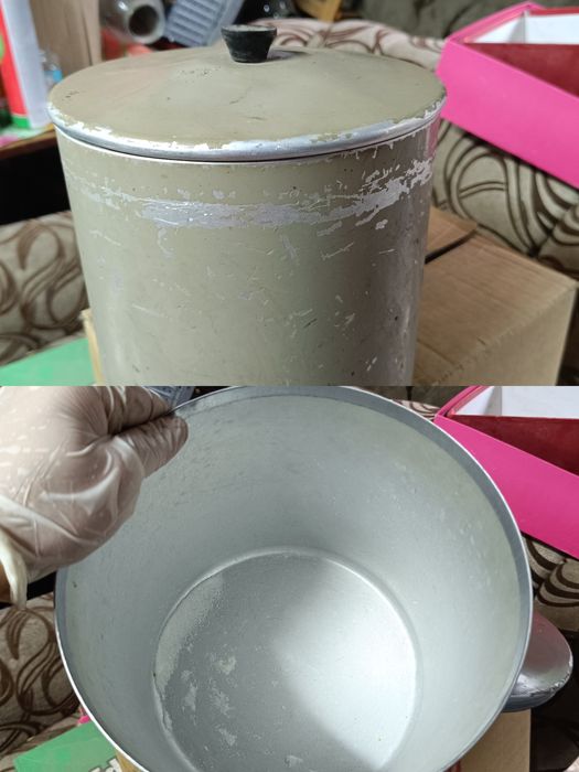 Банка с крышкой аллюминевая