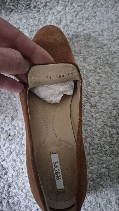 Pantofi dama geox/ piele intoarsa
