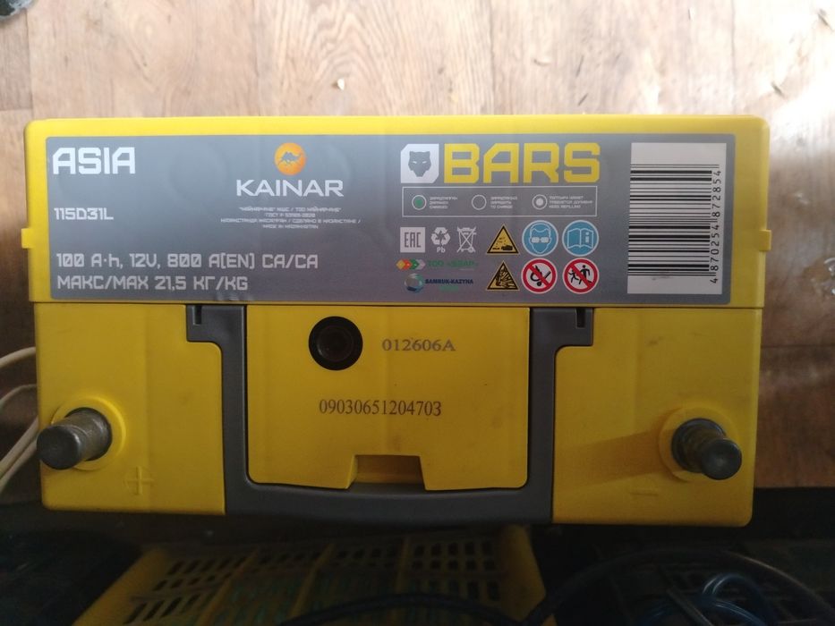 Аккумулятор новый 100А