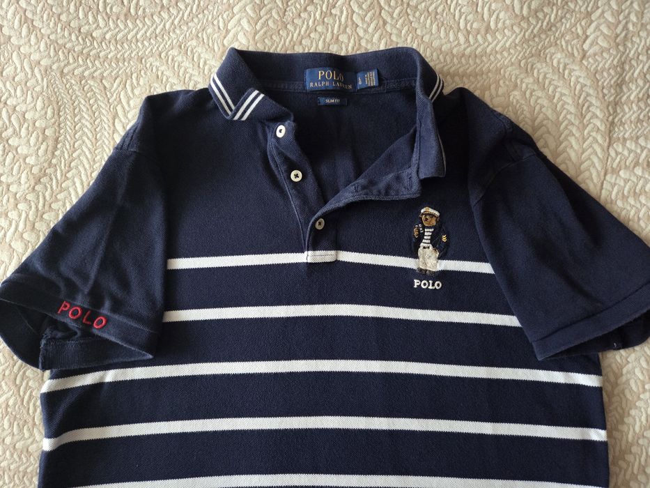 Тениска с яка Ralph Lauren