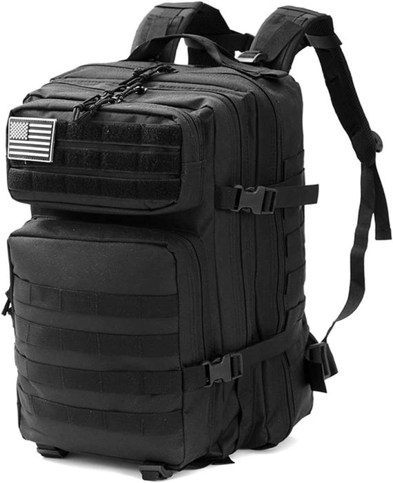 45L Военна Тактическа Раница MOLLE Система + Нашивка и Карабинер