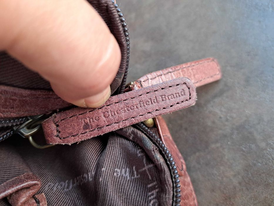 Мъжка чанта,малка кожена чантичка-естествена кожа