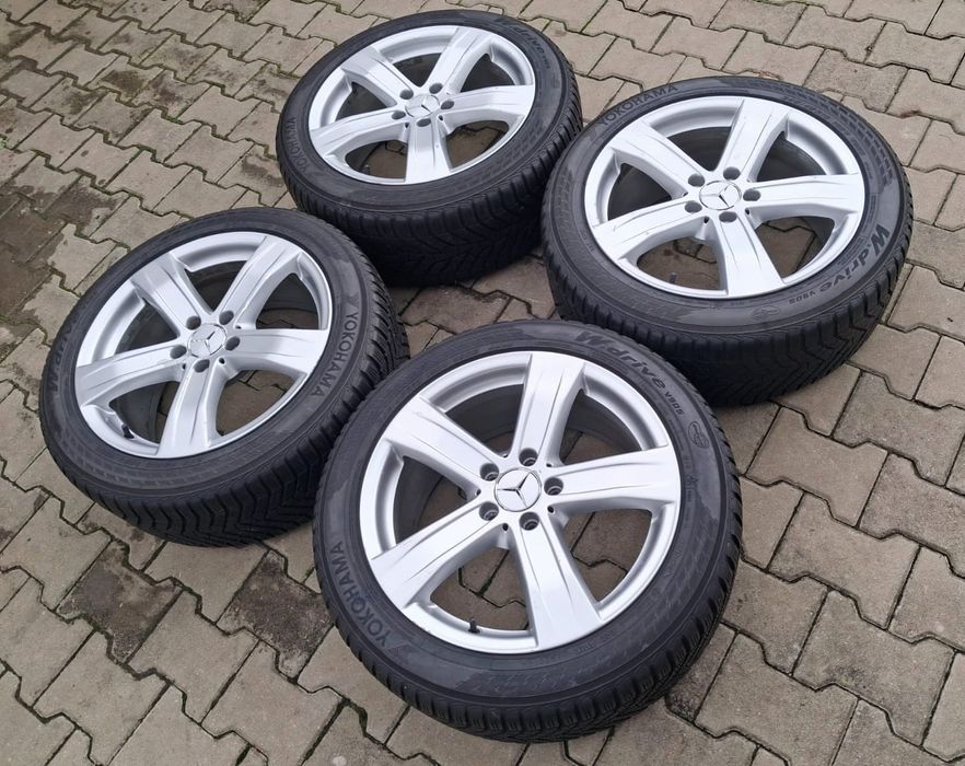 Jante Mercedes pe 18 anvelope iarnă CLS E C CLA S  GLA GLC roti jenti