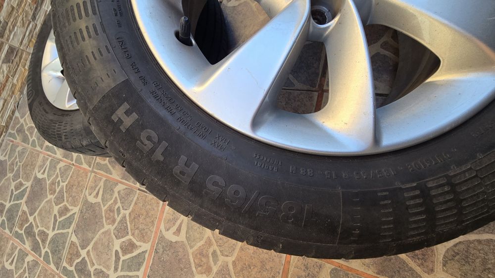 Jante aliaj 4x100 Corsa Anvelope vara 185 65 r15 opel corsa E