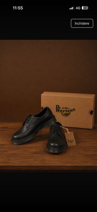 Pantofi Dr Martens piele naturala unisex