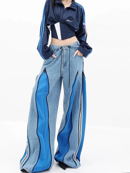 Innovare Denim- blugi cu fermoar, talie adjustabila