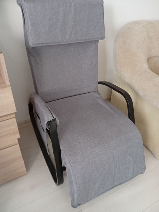 Balansoar tapițerie gri stare foarte bună