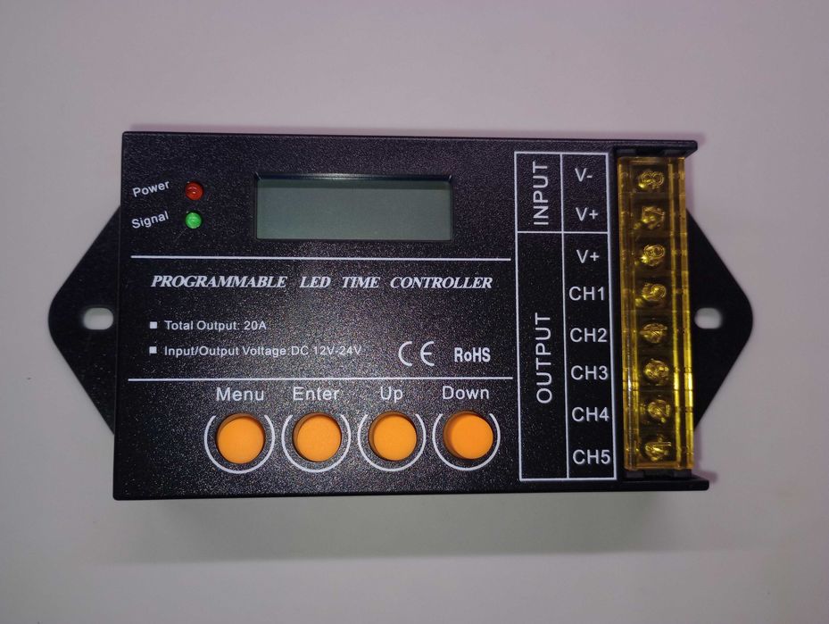 Controler temporizator LED programabil pentru acvarii, terarii, etc