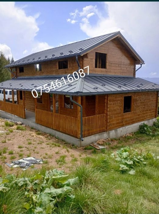 Case, cabane din lemn