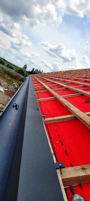 Dulgherii montaj tigla metalica lindab sistem pluviale