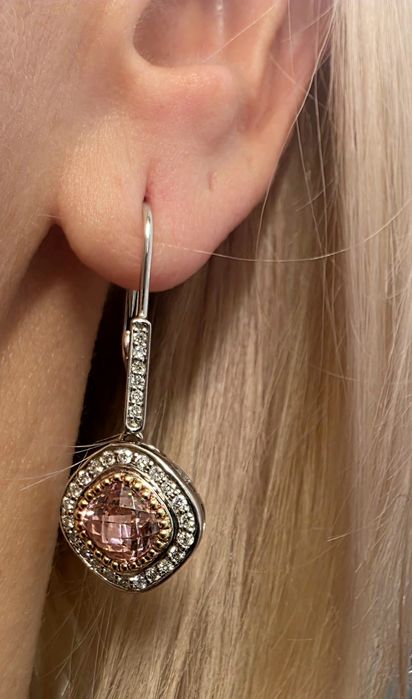 . Продам серьги из белого золота