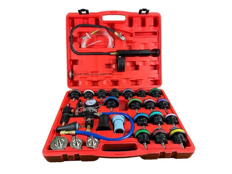 Тестер за проверка на охладителна система 28 части gebo tools