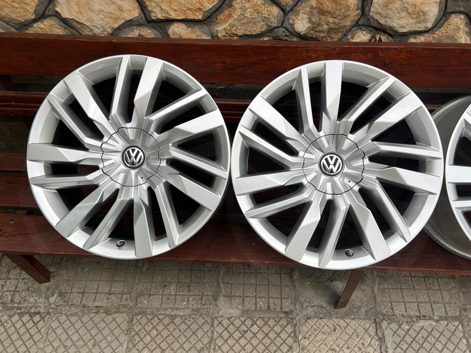 КАТО НОВИ!!! Джанти 19 5х112 Фолксваген Туарег Djanti 19 5x112 VW Touareg Originalni