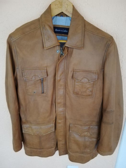 Geaca piele bărbati Rover&Lakers M