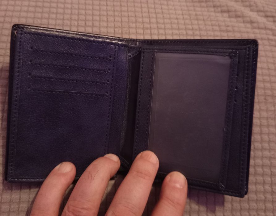 Portofel pielea de vacă Antifurt