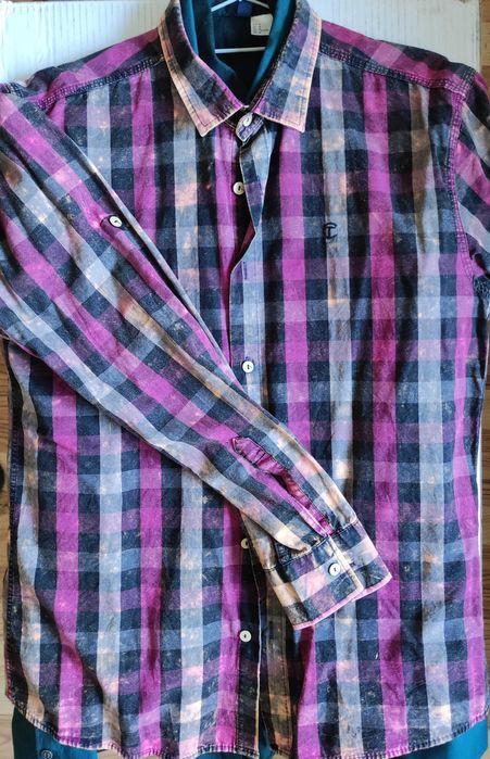 8 camasi H&M/New Yorker/LCW/TC slim fit, mar. 36-38 / S-M, bumbac, noi