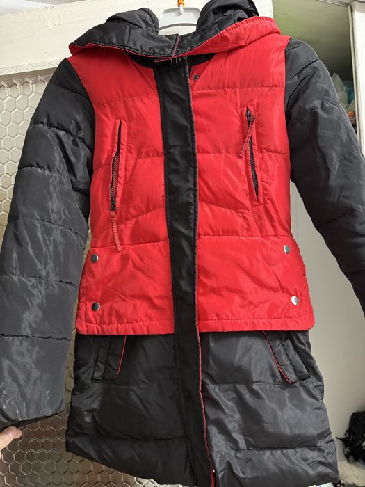 geaca cu puf de iarna