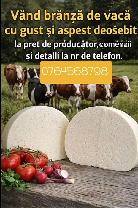 vand branza proaspată de vaci