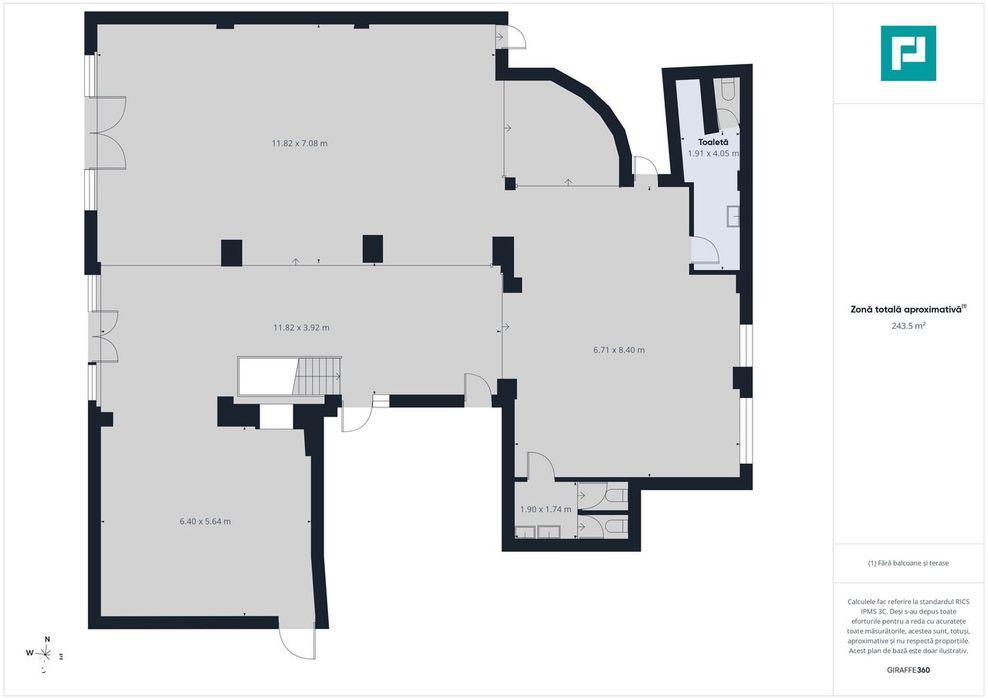 Spațiu Comercial 191 mp | Decebal | Etaj 1