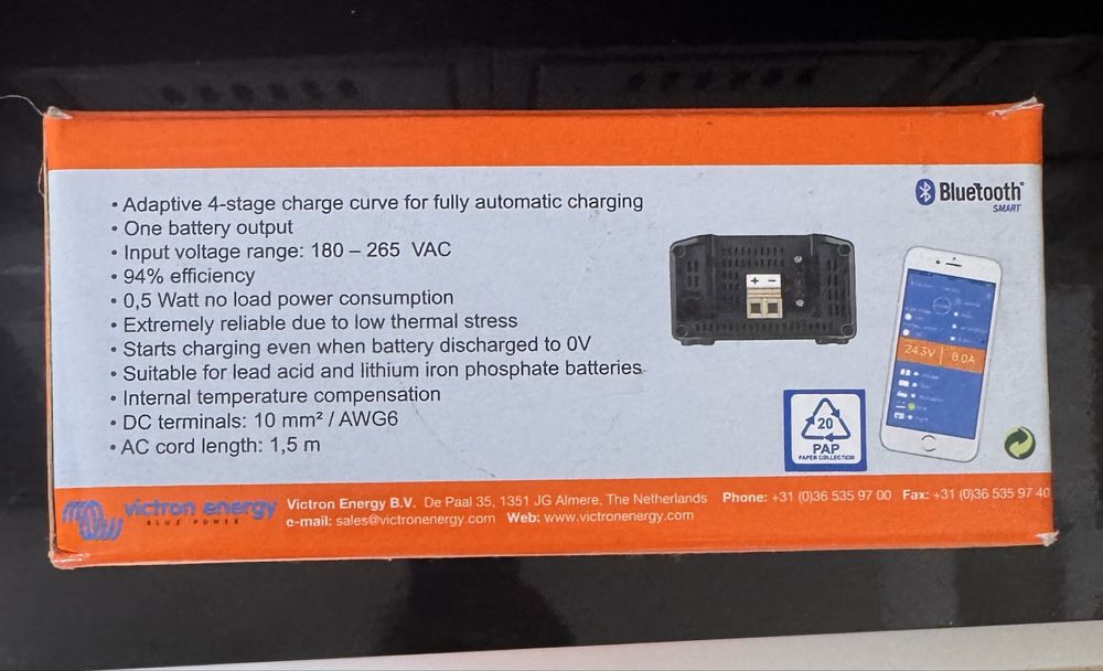 Зарядно устройство Victron Energy Blue Smart IP22