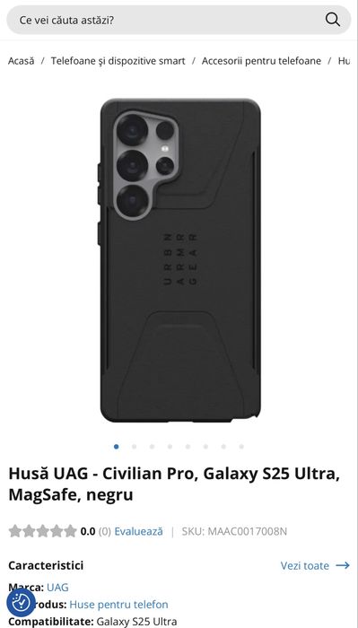 Vand doua huse uag civilian pentru s 24 ultra si s 25 ultra