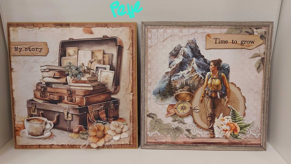 Персонализирана картичка за мъж или жена, ръчно изработена