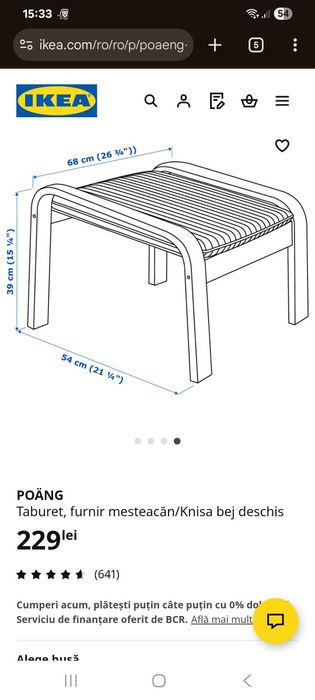 Tabureti sau scaune pentru picioare Ikea